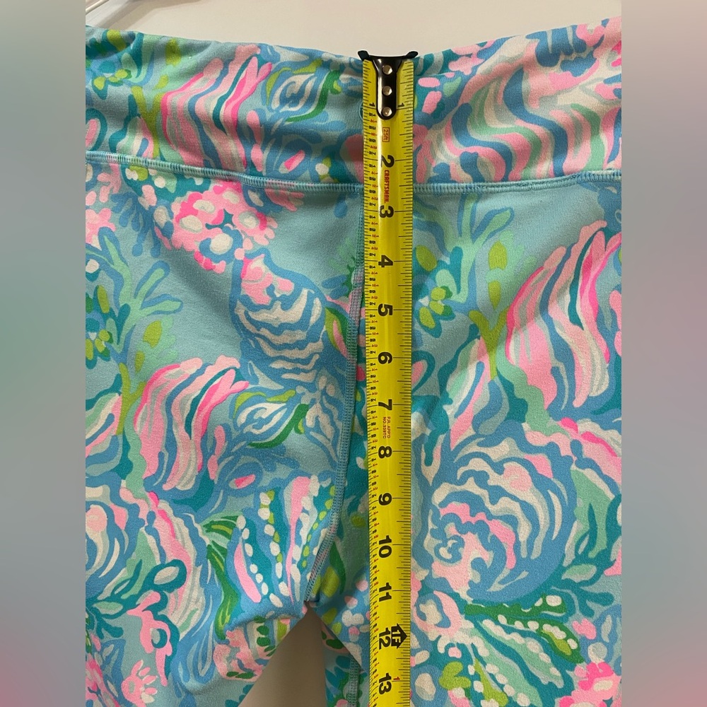 Lilly Pulitzer Seafoam Multicolor Floral Leggings - Picture 8 of 9